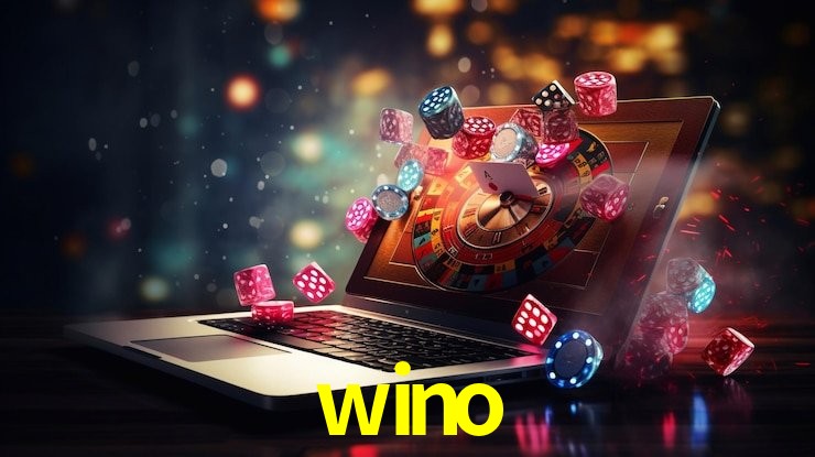 Escena dinámica inspirada en casino con iluminación wino, cartas, fichas e íconos de juegos digitales en un espacio moderno de juegos.